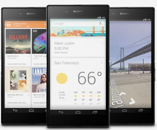 Google Play-editie van Xperia Z Ultra en G Pad 8.3