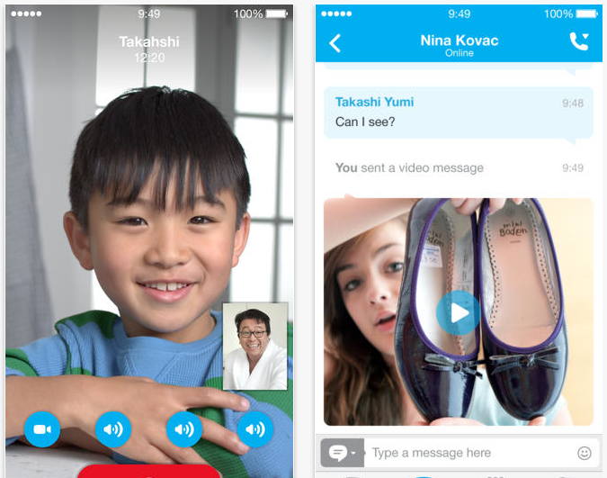 Skype krijgt met update iOS 7-uiterlijk
