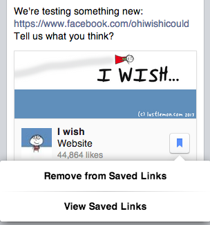 Facebook test later lezen-functie voor mobiele app