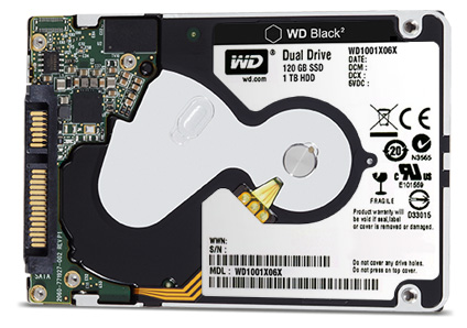 WD combineert 1TB HDD met 120GB SSD