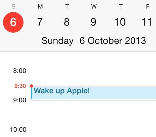 Onjuiste weergave wintertijd in Kalender-app iOS 7