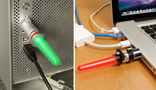 Lightsaber USB-stick: use the force