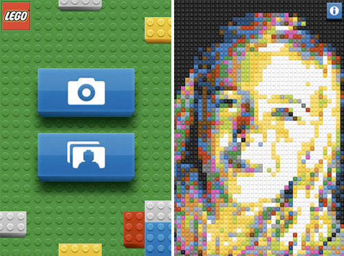 Lego op de iPhone: een paar seconden, veel blokjes