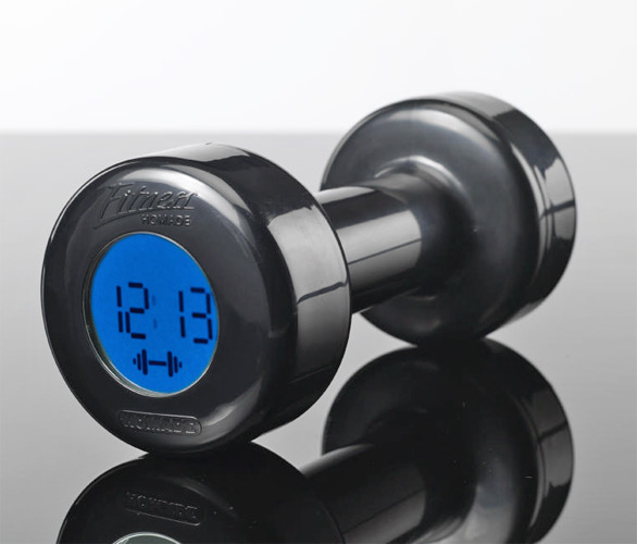 Dumbell Alarm Clock: al trainend opstaan