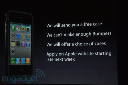 iPhone 4-gebruikers krijgen gratis hoesje