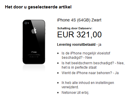 Apple voegt iPhone 4S toe aan recycleprogramma