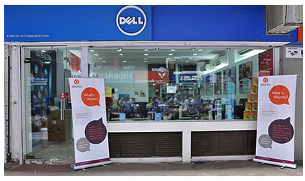 Verkoop Dell-laptops met Ubuntu gestart in India