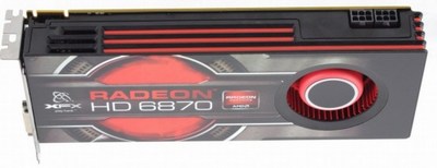 XFX Radeon HD 6870 gefotografeerd