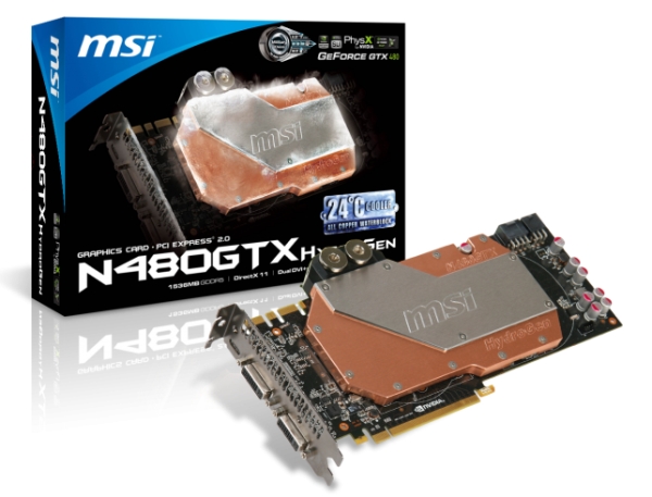 MSI komt met watergekoelde GTX 480