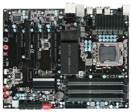 EVGA komt met nieuw moederbord met X58-chipset