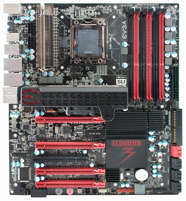 EVGA introduceert X58 Classified3 moederbord