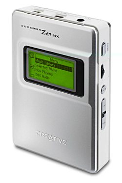 Nieuw: Creative Jukebox Zen NX Nieuw: Creative Jukebox Zen NX