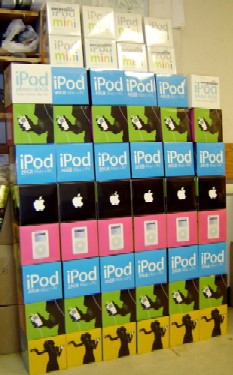 Apple zit met een overschot aan iPod’s
