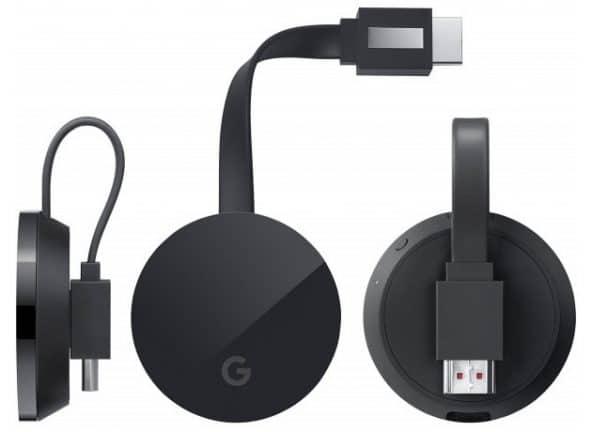 Afbeeldingen van Chromecast Ultra online verschenen