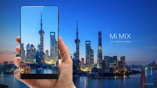 Xiaomi onthult smartphone zonder schermranden