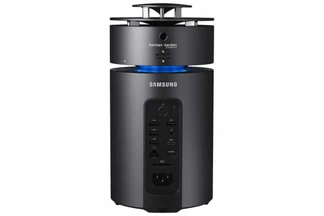 Samsung introduceert computer in cilinderbehuizing