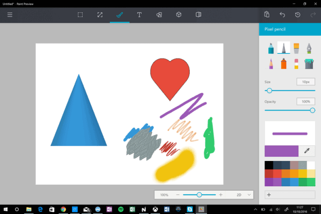 Microsoft komt met uitgebreide nieuwe mogelijkheden in Paint