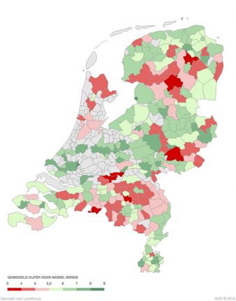 Mobiel bereik Nederland