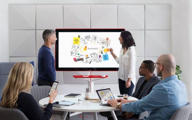 Google komt met digitaal whiteboard voor ondernemingen