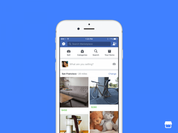 Facebook krijgt platform voor tweedehands producten