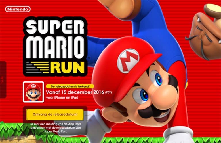 Nintendo brengt Super Mario op 15 december eindelijk naar de smartphone