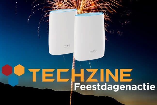 Techzine Feestdag 11: Win een Netgear Orbi WiFi-systeem