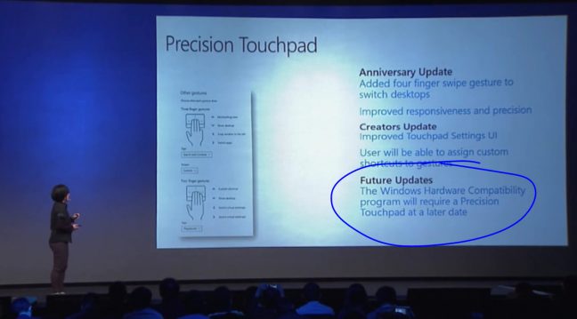 Microsoft gaat precision trackpads verplichten voor Windows 10