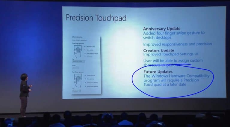 Microsoft gaat precision trackpads verplichten voor Windows 10