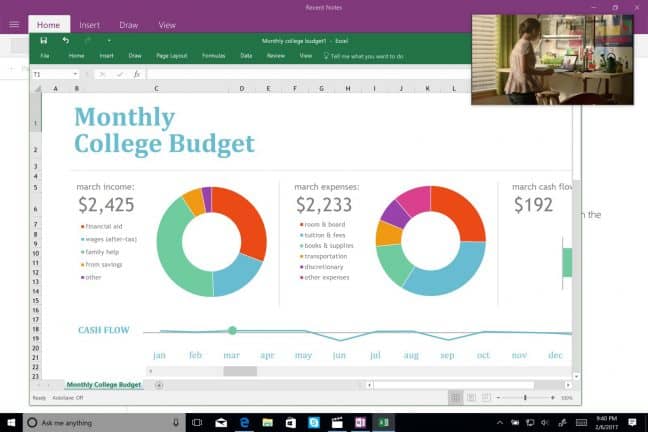Windows 10 compact overlay
