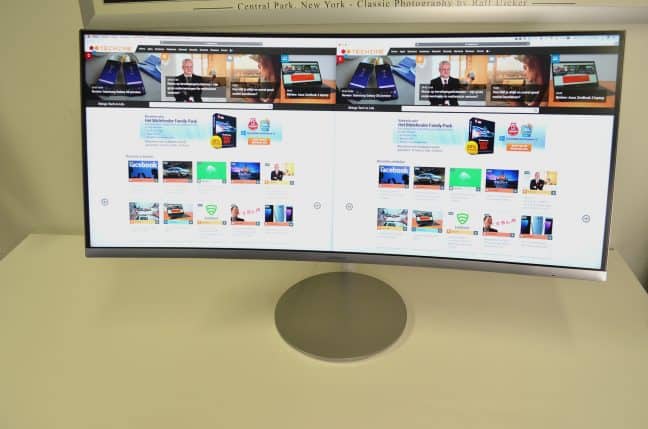 Samsung C34F791WQU, de ultieme gebogen monitor.