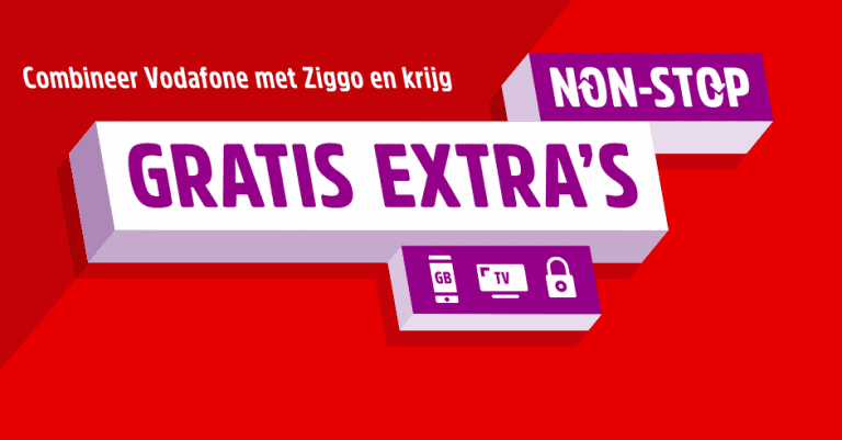 Klanten VodafoneZiggo krijgen extra data en tv-zenders