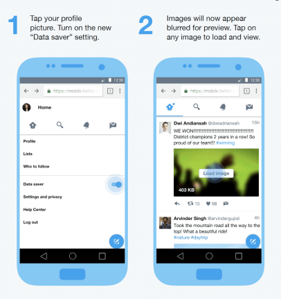 Twitter lanceert mobiele versie om dataverbruik te verminderen