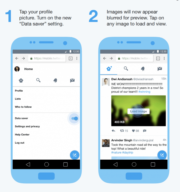 Twitter lanceert mobiele versie om dataverbruik te verminderen