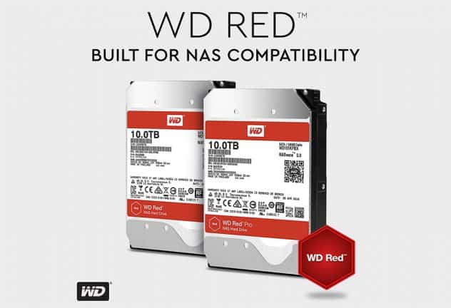 WD Red en WD Red Pro 10TB-hdd’s voor NAS geïntroduceerd