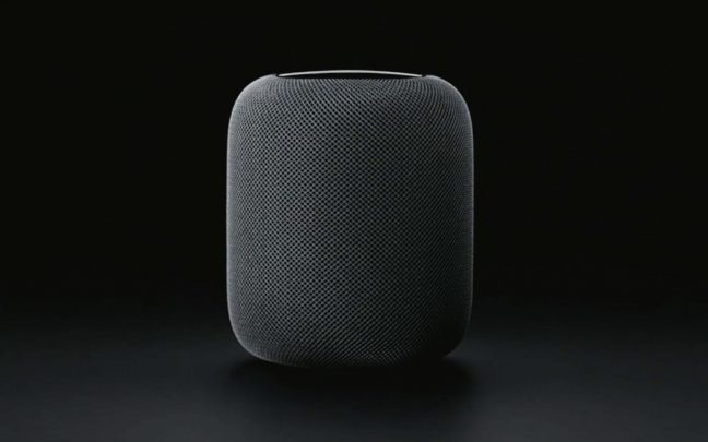 Apple onthult de HomePod, een slimme speaker met Siri