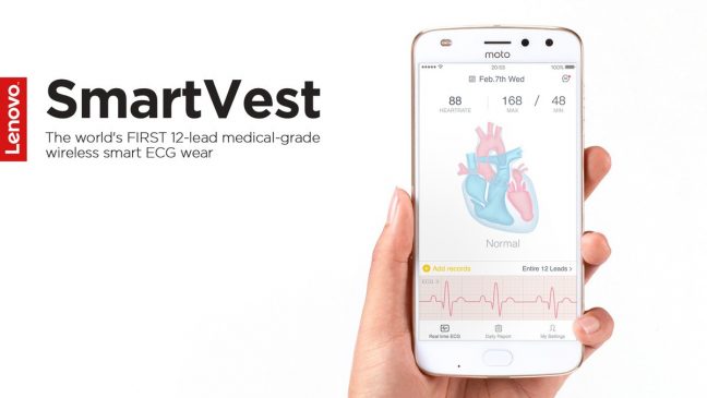 Lenovo Smartvest - 's werelds eerste smartphone van medische kwaliteit van Lenovo.