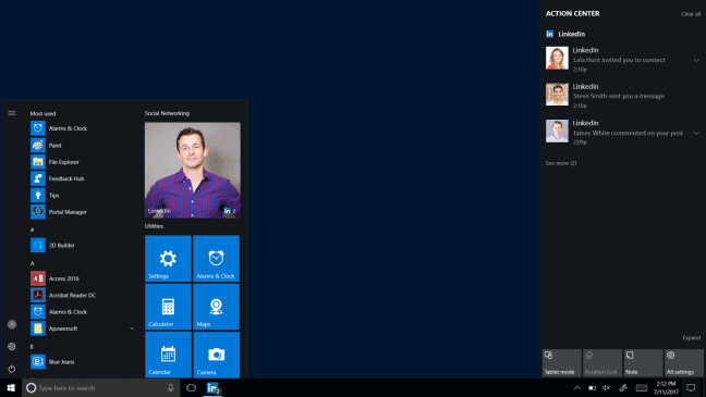 LinkedIn App Windows