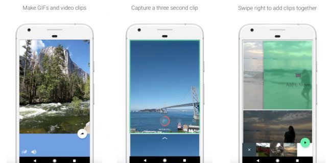 Google brengt Motion Stills voor Android uit