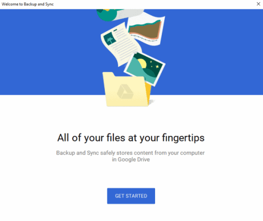 Screenshot Google Drive