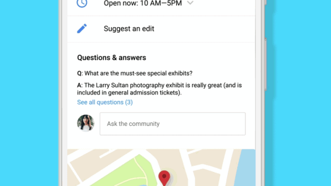 Google Maps krijgt Q&A-functie voor bedrijven