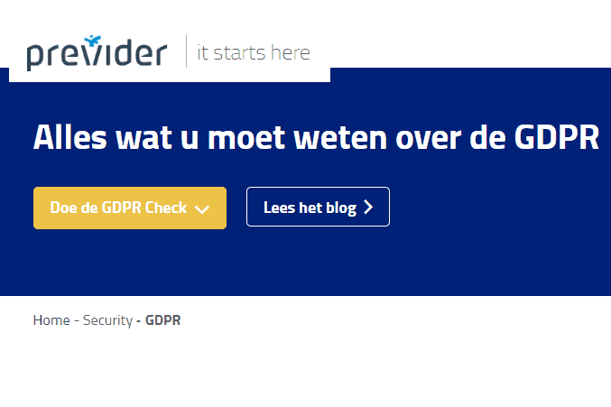 Previder komt met GDPR-check voor bedrijven