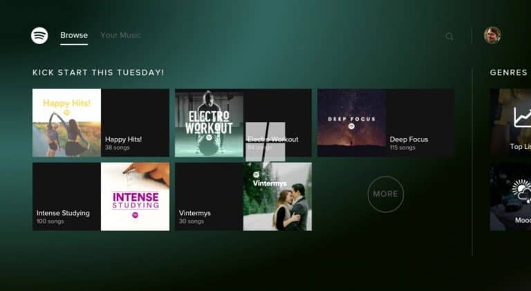 Spotify voor Xbox One lijkt onthuld te zijn