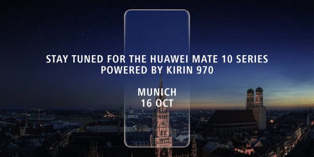 Huawei onthult Mate 10 op 16 oktober