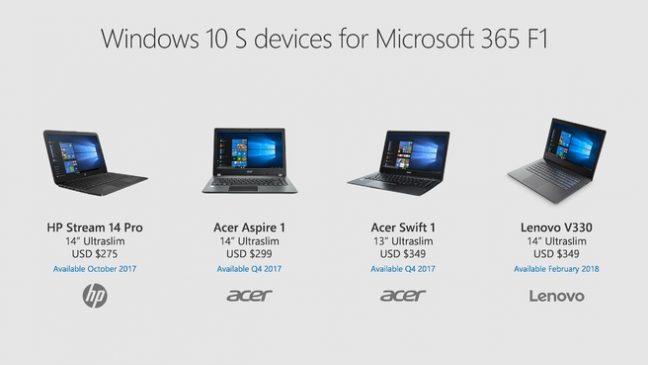 Windows 10 s