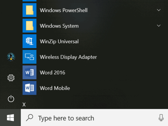 Microsoft toont nieuwe look van startmenu Windows 10