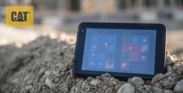 Caterpillar lanceert zijn eerste robuuste tablet, de Cat T20