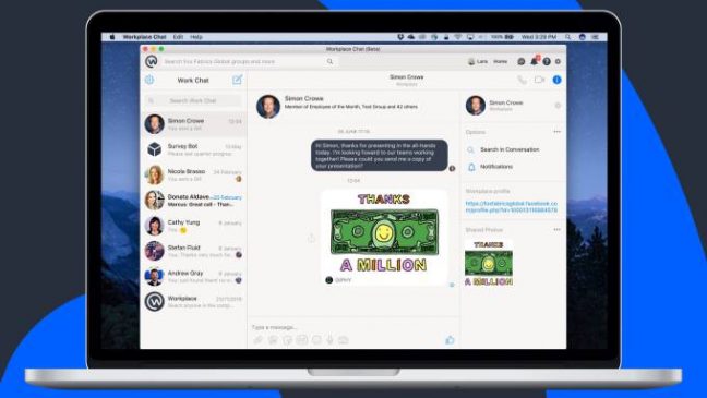 Facebook Workplace Chat nu voor iedereen beschikbaar