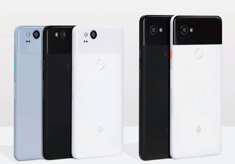 Sommige Google Pixel 2 XL toestellen bevatten geen besturingssysteem