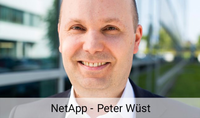 Interview met Peter Wüst van NetApp; al onze innovaties zitten in software