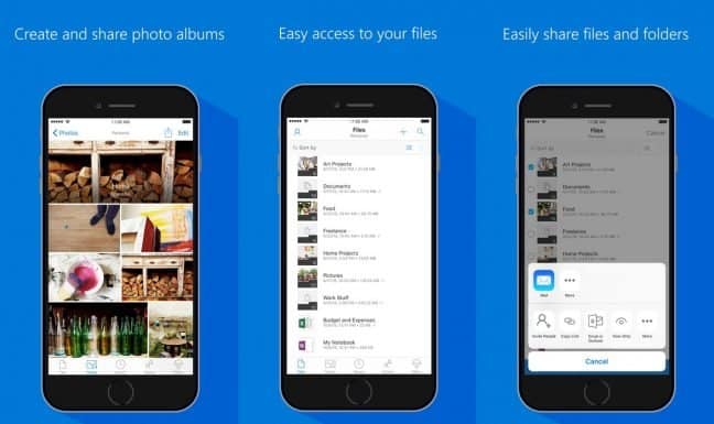 Microsoft brengt grote update uit voor OneDrive-app voor iOS